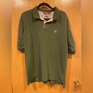 Champion Green Cotton Polo Size XL